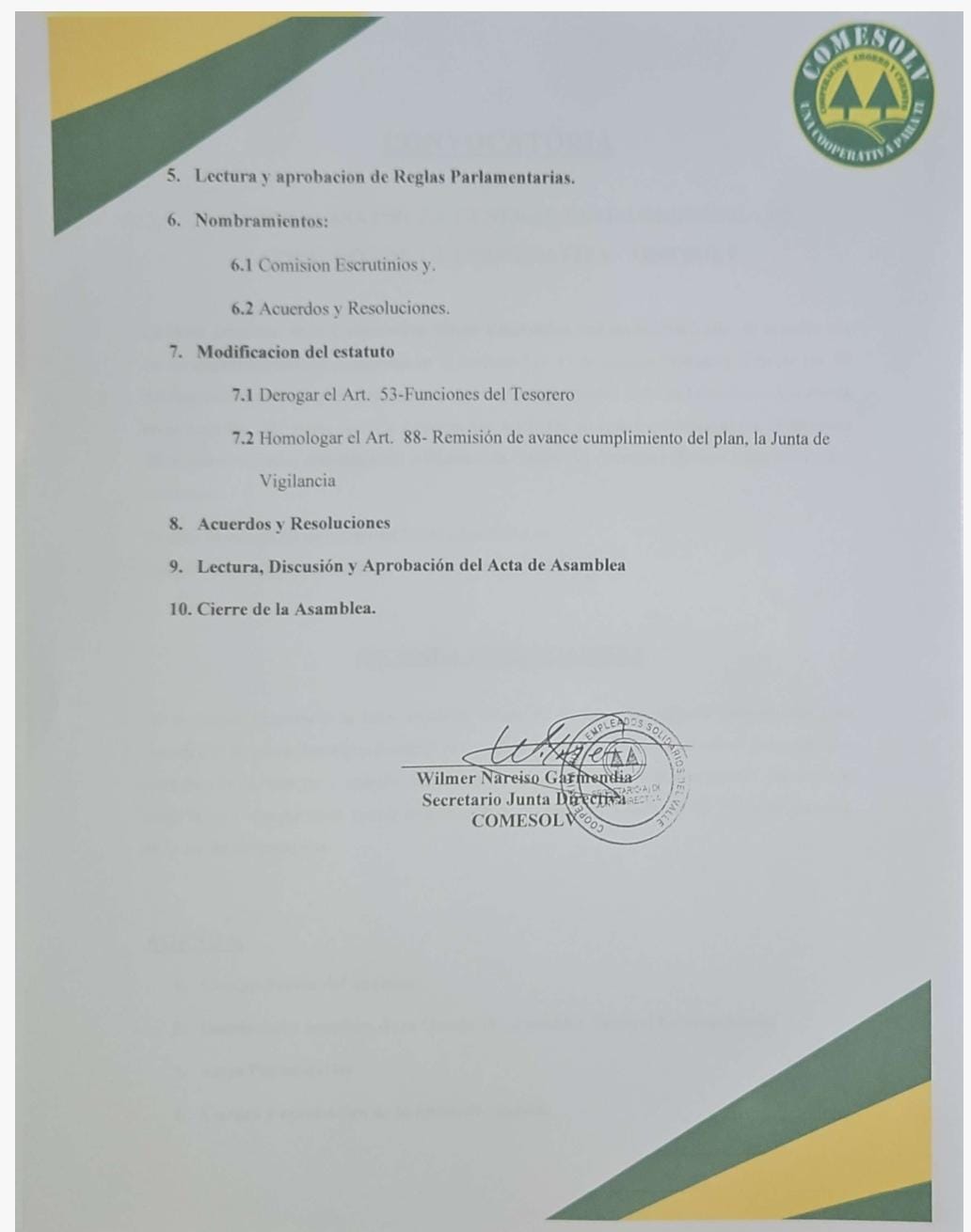 Convocatoria Página 2